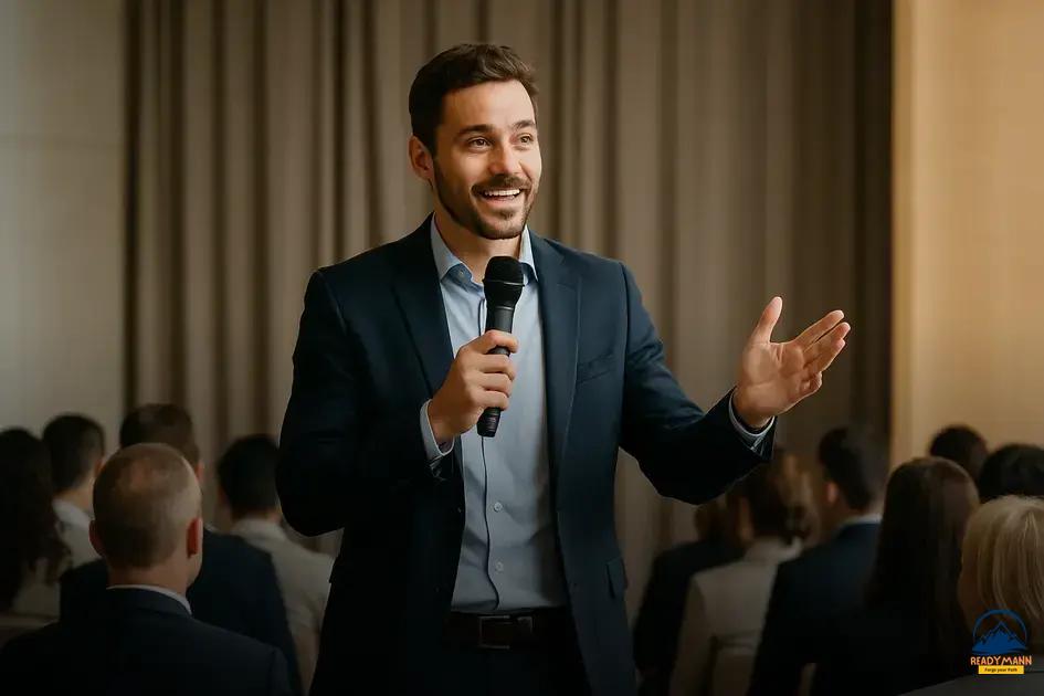 Public speaking tips for men to boost your confidence and connect better