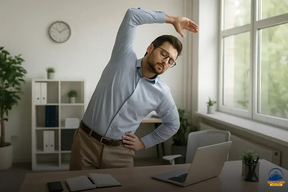 Stretching routine for office workers to relieve tension and boost energy fast